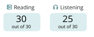 TOEFL result - 112