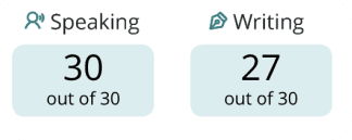 TOEFL result - 112